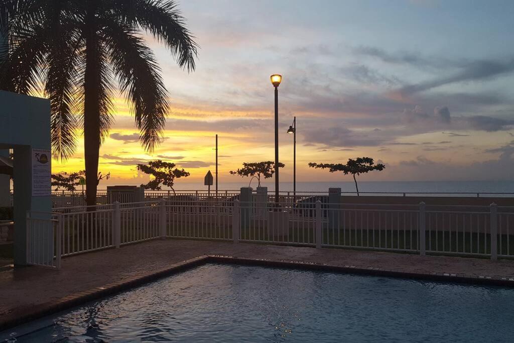 Summer All Year! Oceanfront With Pool A/C Aguadilla Ngoại thất bức ảnh