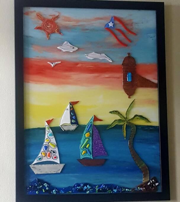 Summer All Year! Oceanfront With Pool A/C Aguadilla Ngoại thất bức ảnh