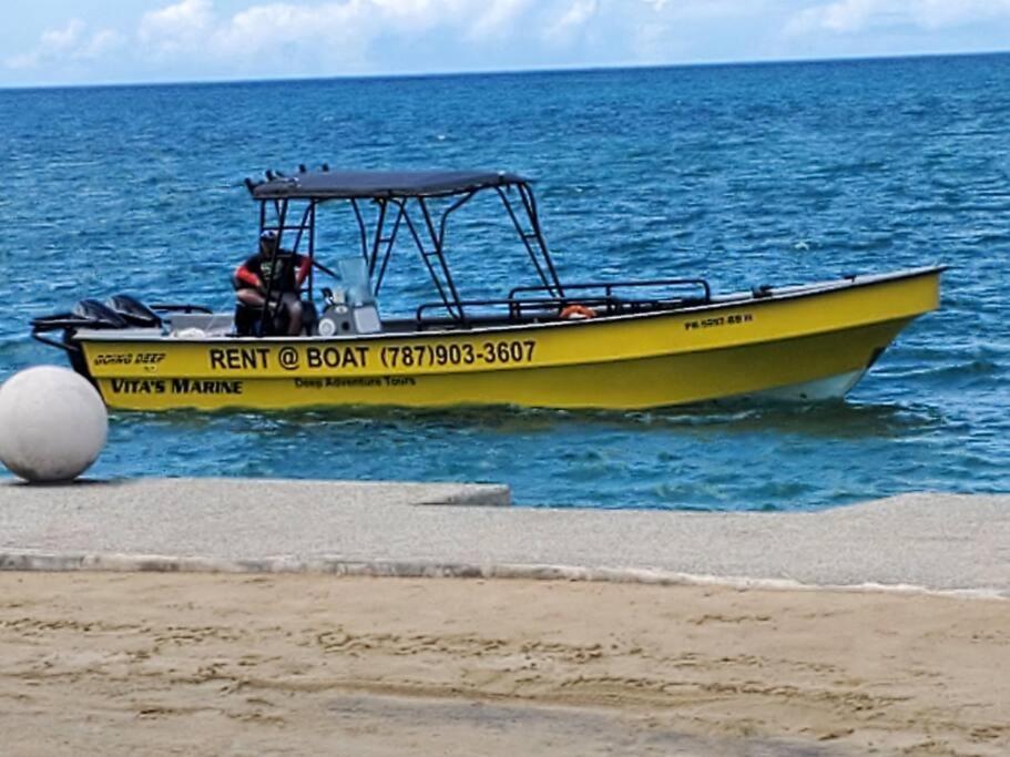 Summer All Year! Oceanfront With Pool A/C Aguadilla Ngoại thất bức ảnh